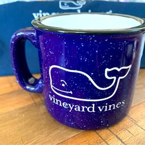 NWT, Vineyard Vines, Whale 15 oz Campfire Mug, Deep Bay